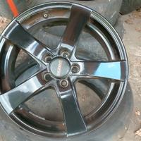 4 Cerchi 16" 5 fori neri Dezent