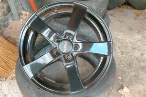 4 Cerchi 16" 5 fori neri Dezent