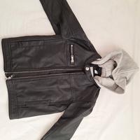 giacca di pelle bimbo