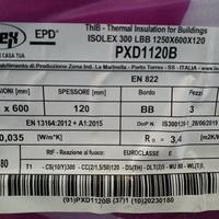 pannelli isolanti isolex 1250x600x120
