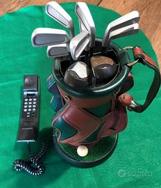 Telefono Vintage a forma di sacca da golf.