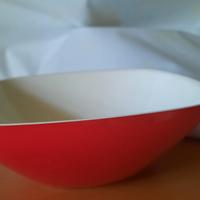 Insalatiera Guzzini vintage rosso