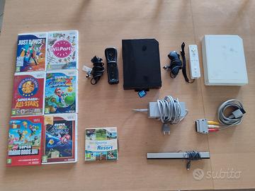 Lotto Nintendo Wii 2 console 7 giochi acce