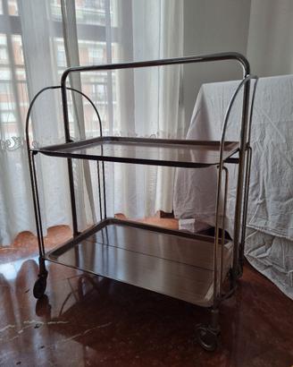 Carrello Portavivande vintage pieghevole Dinett