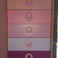 Mobile,cassettiera,settimino in legno per camera