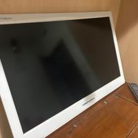 TV LED DiunamaI 27 pol con telecomando - Bianco
