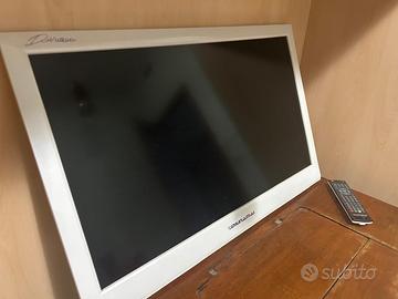 TV LED DiunamaI 27 pol con telecomando - Bianco