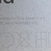 ipad modello a1475 non funziona 