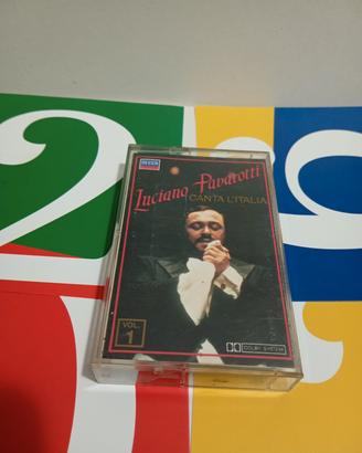 Luciano Pavarotti canta l'Italia cassetta K7 