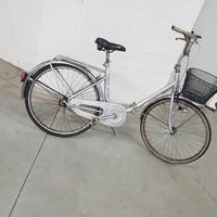 bicicletta grigia, ruote da D 24 pollici 