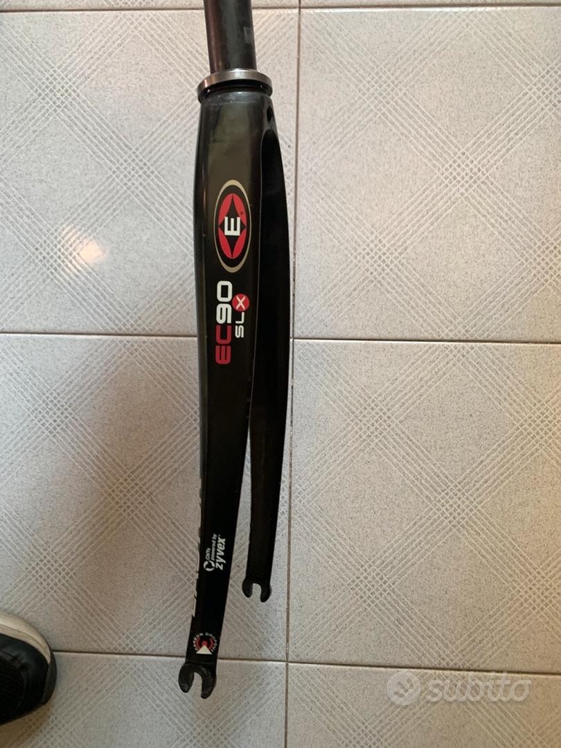 Forcella In Carbonio Per Bici BMX E MTB - 20/24 Pollici - Per Freno A Disco - Nuova