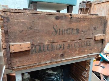 cassa in legno SINGER