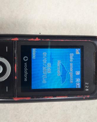 Cellulare con cavo e batteria