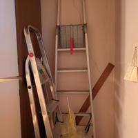 coppia di scale in alluminio 