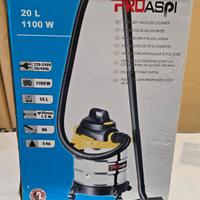 aspiratore per polvere e liquidi 20 lt