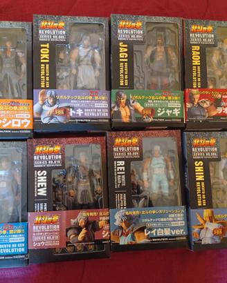 Hokuto no Ken revoltech + custom + fumetti e dvd