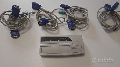 KVM switch VGA PS2 x 4 PC