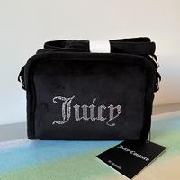 Borsa a tracolla in velluto Juicy Couture - nera