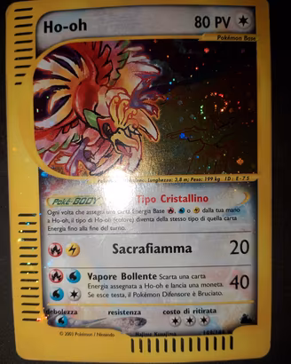 ho oh skyridge Italiano holo