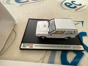 K004 MODELLINO FIAT PANDA 30 GR.A RALLY SAN REMO 1