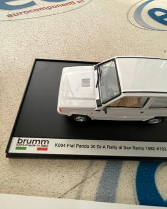 K004 MODELLINO FIAT PANDA 30 GR.A RALLY SAN REMO 1