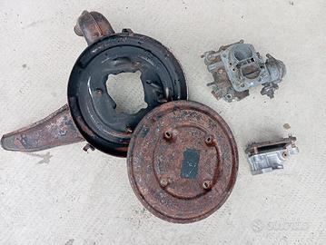 Carburatore e cerchi Cromodora 112 Abarth 