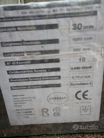 sughero naturale bruno autocollato 