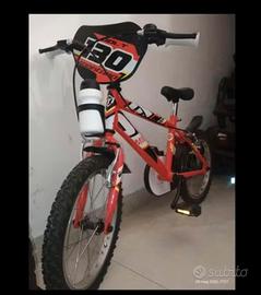 bicicletta montana bolt 16 rossa