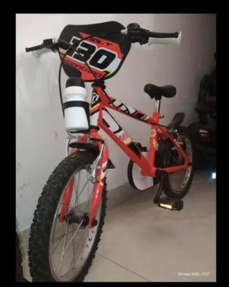 bicicletta montana bolt 16 rossa