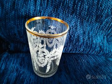 Bicchieri bordo oro Stile Arabo