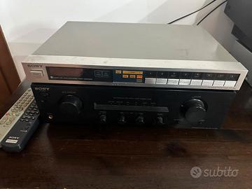 Sistema Hi-Fi Stereo SONY:Amplificatore + Sintoniz
