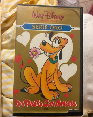VHS Disney Da Pluto con Amore Serie Oro 1986