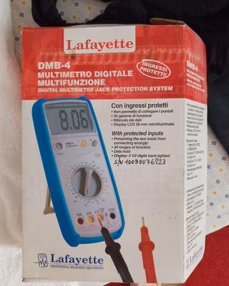 multimetro digitale lafayette