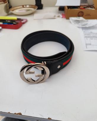 cintura Gucci GG vintage supreme web bet