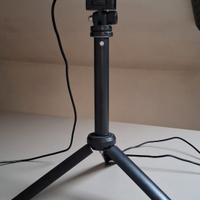 Luce LED video/foto con treppiede (singola)