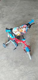 Bici paw patrol per bambini misura 8 pollici 