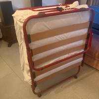 Rete a doghe singola pieghevole con materasso