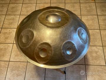 Handpan in Si minore  - 9 note - acciaio inox