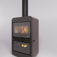 Stufa legna/pellet combo air plus Ungaro 5 stelle