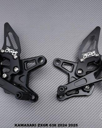 Pedane arretrate KAWASAKI ZX6R 636 2024 - 2025