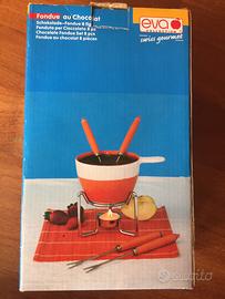 set per fonduta al cioccolato nuova