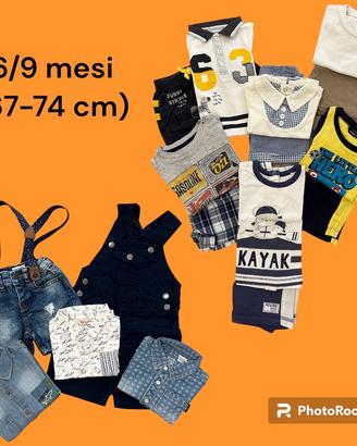 Abbigliamento estivo bambino 6 - 9 mesi