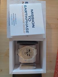 Omegaxswatch mission to earthphase moonshine gold