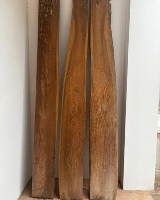 Tre tavole di Palissandro massello stagionato