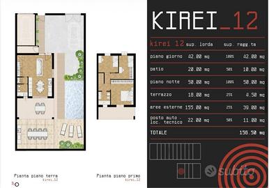 Villetta a schiera di 116 m² con 4 locali a Brusci