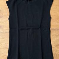 Top sottogiacca smanicato girocollo in cotone Zara