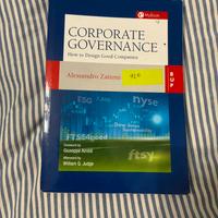 Libro corporate governance in inglese