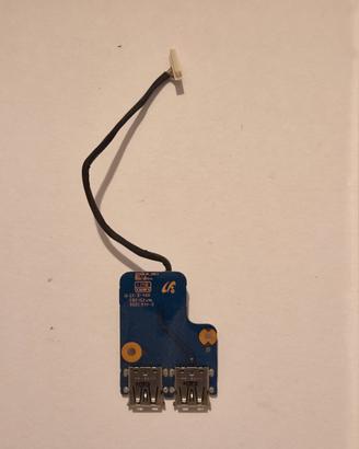 Scheda 2 Porte USB 2.0 + Cavo Samsung RC530 / NP-R