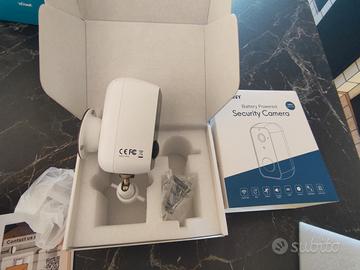 telecamera esterna WiFi a batteria 