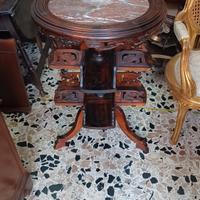tavolo con libreria 